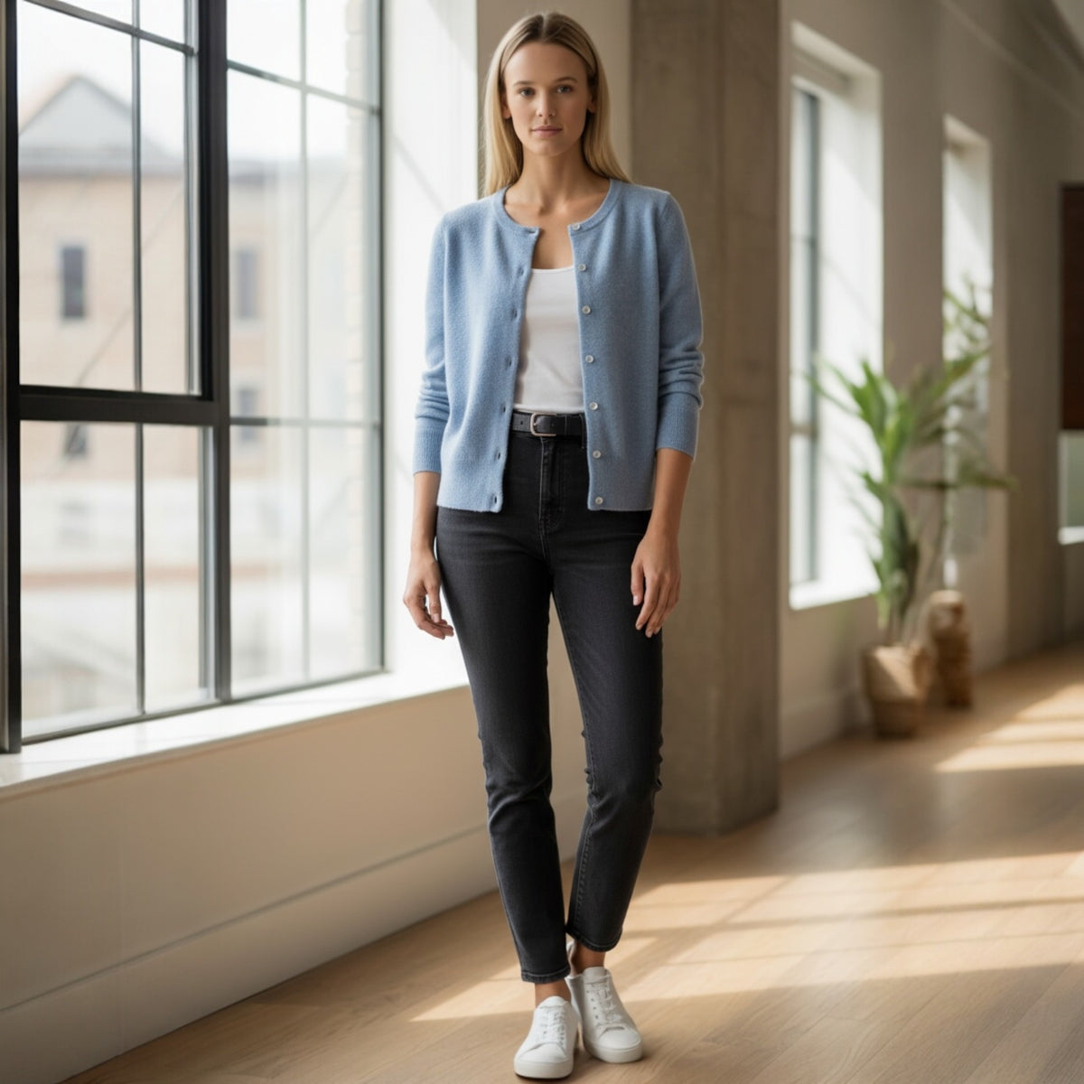 Mongolian Cashmere Cardigan