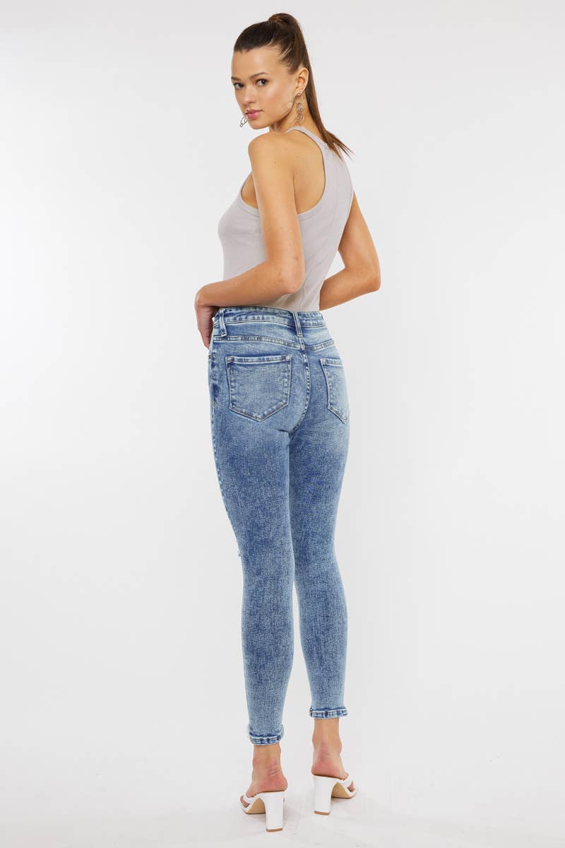 Kancan High Rise Ankle Skinny Jeans - Premium Jeans from Kan Can USA - Just $75! Shop now at Ida Louise Boutique