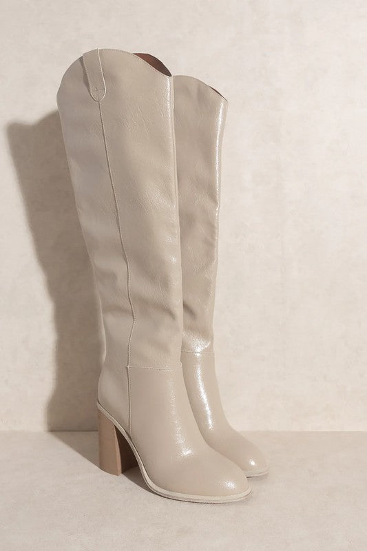STEPHANIE-KNEE HIGH, BOOTS - Premium Boots from Let's See Style - Just $110! Shop now at Ida Louise Boutique
