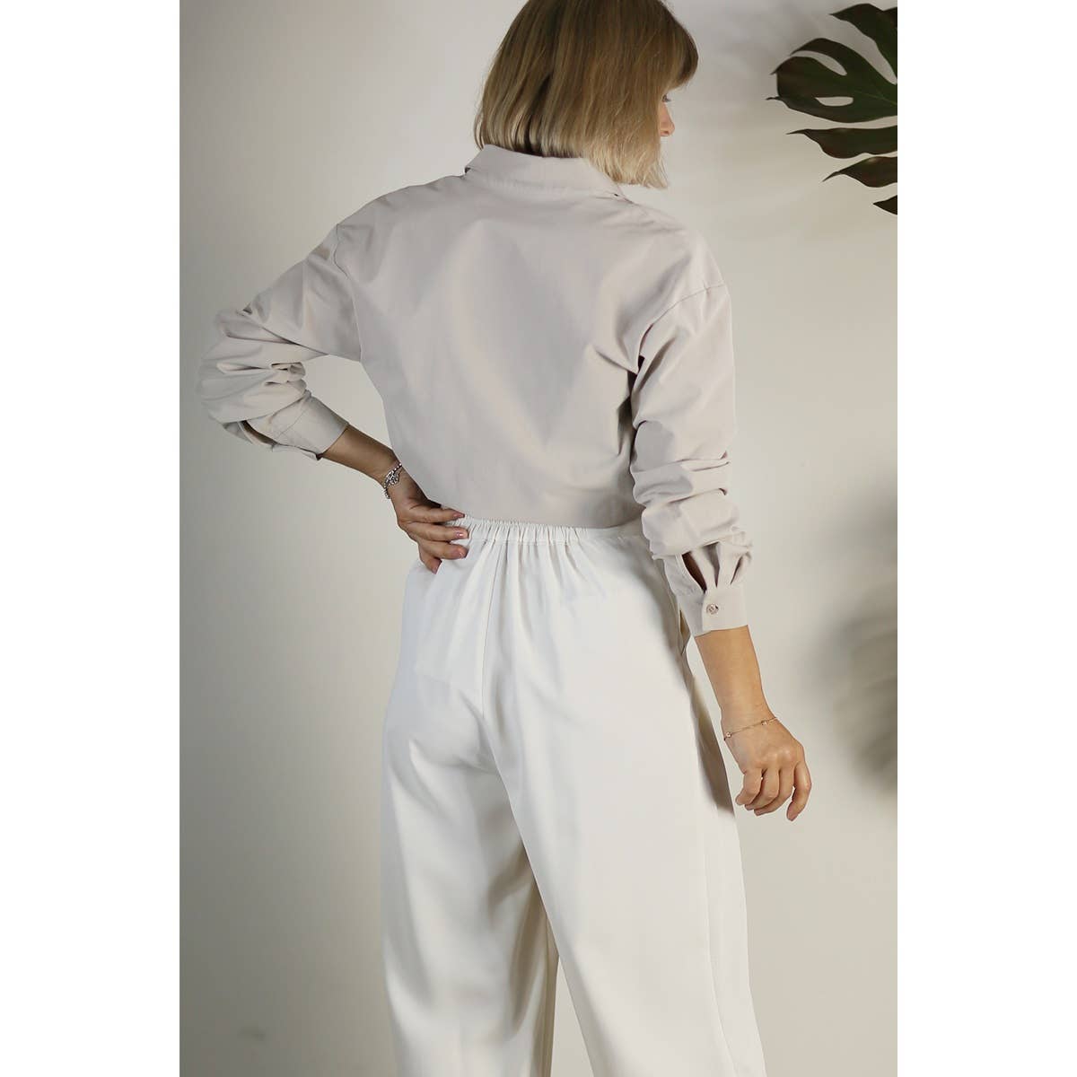Pleated Bolero High Waist Pants - Premium Pants from Mulla - Just $40! Shop now at Ida Louise Boutique