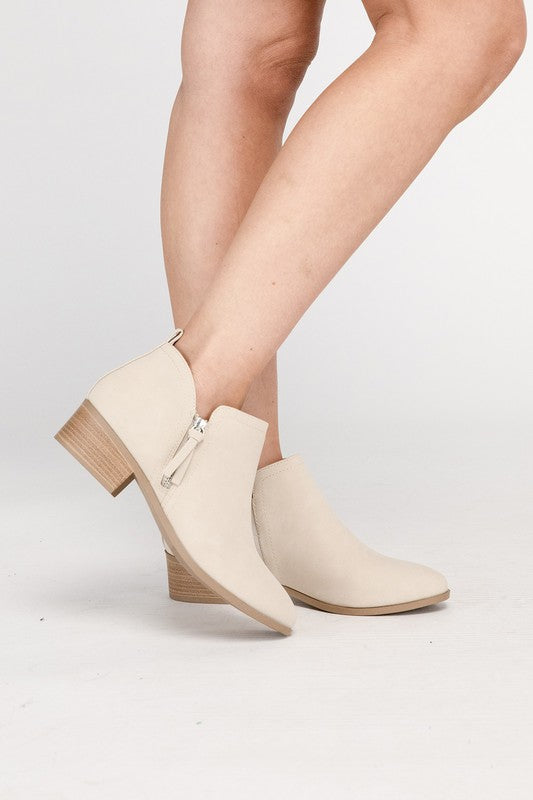 ZAYNE Ankle Booties with Zipper - Premium Booties from Fortune Dynamic - Just $54! Shop now at Ida Louise Boutique