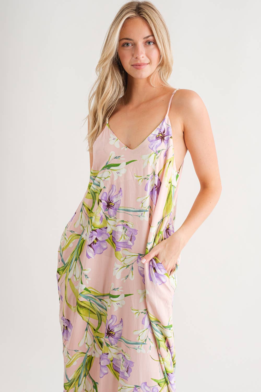 Floral Print Maxi Dress - Premium Dress from Bloidy - Just $50! Shop now at Ida Louise Boutique