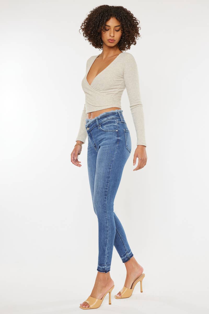 KanCan Crossover Jeans - Premium Jeans from Kan Can USA - Just $68.25! Shop now at Ida Louise Boutique