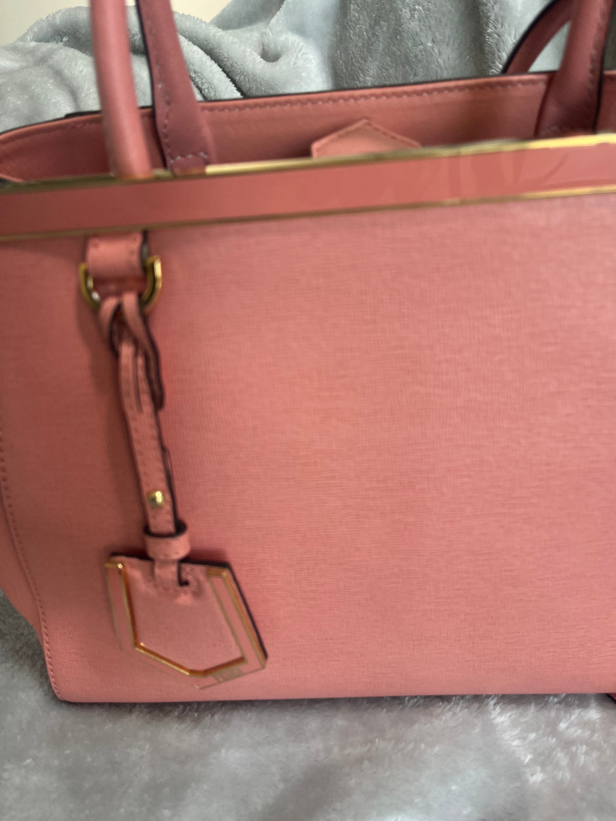 Fendi Pink Preloved 2Jours Tote with COA - Premium  from Ida Louise Boutique - Just $1100! Shop now at Ida Louise Boutique