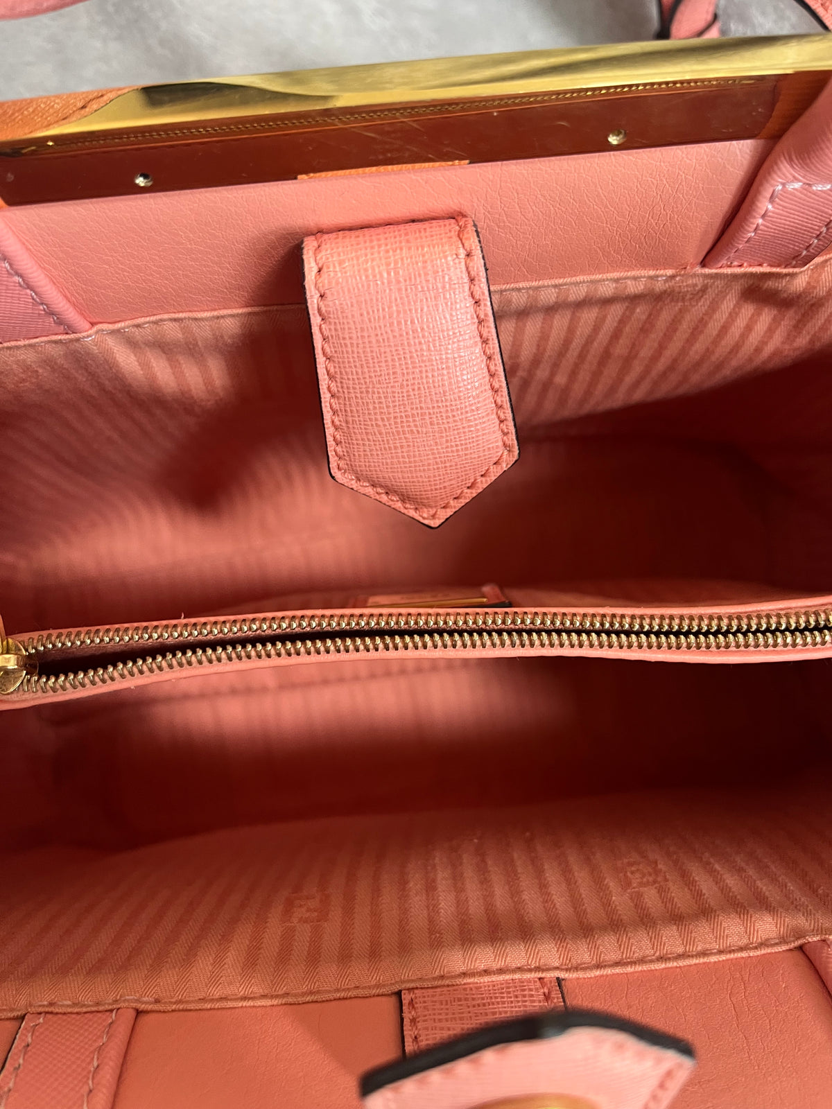 Fendi Pink Preloved 2Jours Tote with COA - Premium  from Ida Louise Boutique - Just $1100! Shop now at Ida Louise Boutique