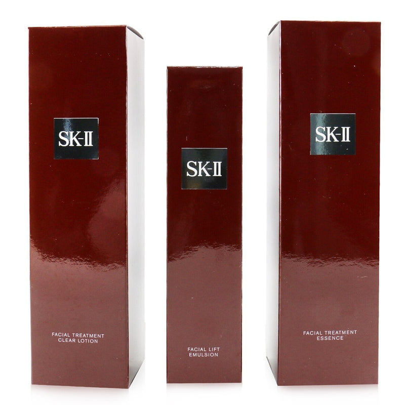 Pitera Hydrating 3-Pieces Set: Facial Treatment Essence + Lift Emulsion + Clear Lotion - Premium Makeup Sets from SK II - Just $250! Shop now at Ida Louise Boutique