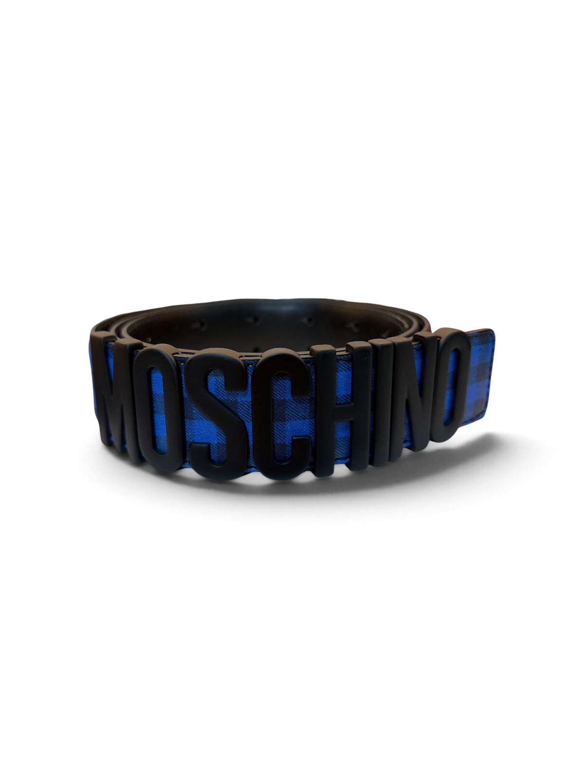 Blue Moschino Belt Size 54