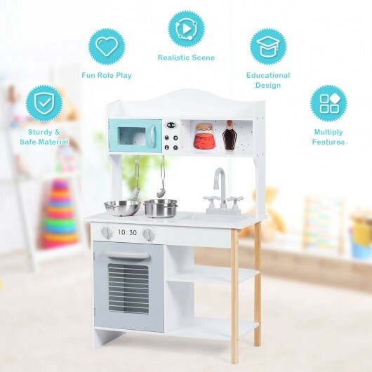 Kids Kitchen Cookware Pretend Cooking Food Play Set - Premium Pretend Toys from Ida Louise Boutique - Just $99.36! Shop now at Ida Louise Boutique