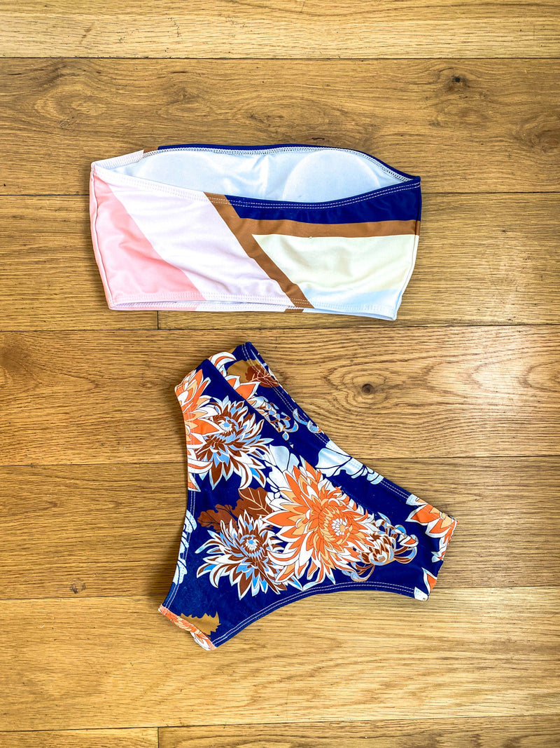 Tube Top High Waist Swimsuit - Premium swimsuit from Ida Louise Boutique - Just $30! Shop now at Ida Louise Boutique