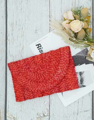 Hand Woven Straw Clutch - Premium Clutch from Ida Louise Boutique - Just $30! Shop now at Ida Louise Boutique