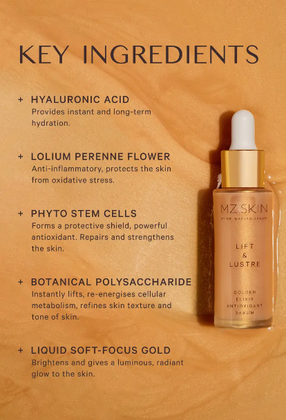 MZ SKIN - Lift & Lustre Antioxidant Glow Serum 30ml/1.01oz - Premium Moisturizer from Doba - Just $320! Shop now at Ida Louise Boutique