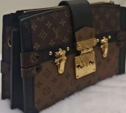 Louis Vuitton Clutch Reverse Monogram Trunk with Crossbody - Premium Crossbody from Ida Louise Boutique - Just $2800! Shop now at Ida Louise Boutique