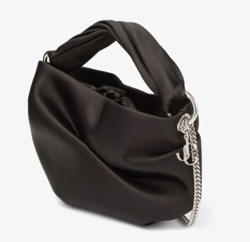 Jimmy Choo Bonny Satin Bag - Premium Crossbody from Ida Louise Boutique - Just $625! Shop now at Ida Louise Boutique