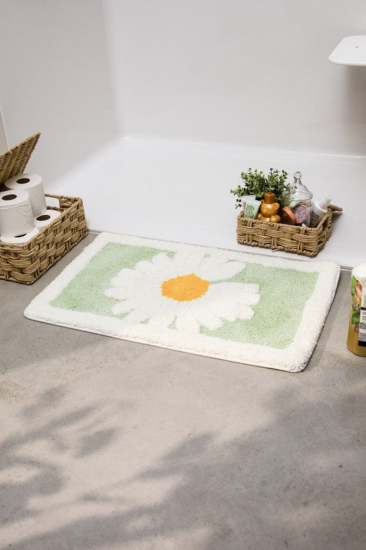 Soft Bath Mat - Flower - Premium Bath Mat from ReeVe - Just $32! Shop now at Ida Louise Boutique