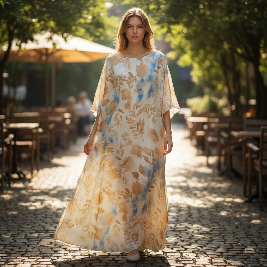 Alyssa Silk Floral Midi Dress