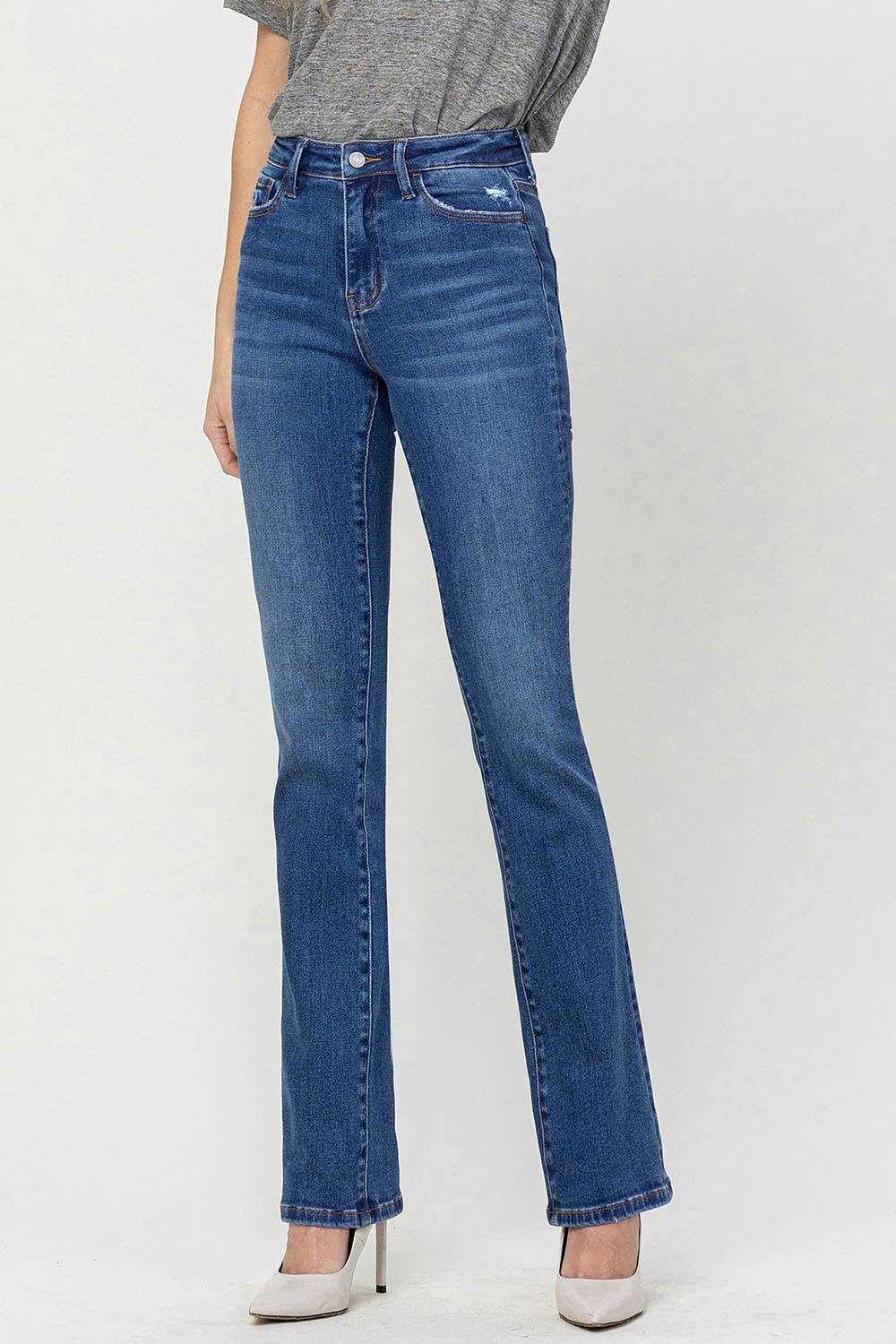 Vervet High Rise BootCut Women's Jeans - Premium Jeans from VERVET by FLYING MONKEY - Just $74! Shop now at Ida Louise Boutique