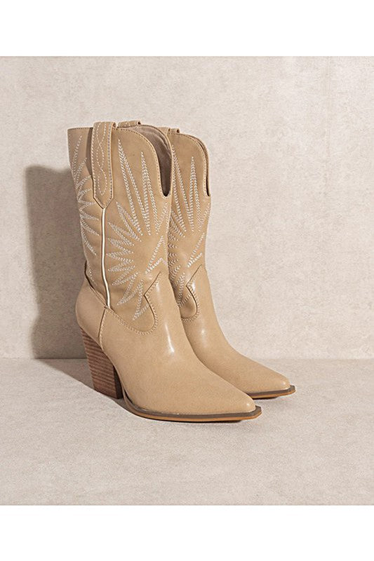 Emersyn Western Boots - Premium Cowboy Boots from Let's See Style - Just $90! Shop now at Ida Louise Boutique