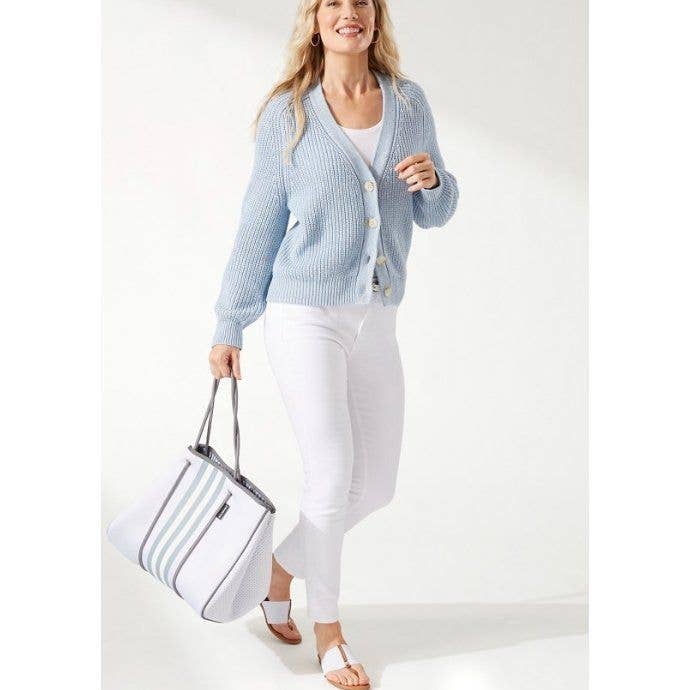 Classic Large Tote - Powder - Premium Tote from preneLOVE - Just $100! Shop now at Ida Louise Boutique