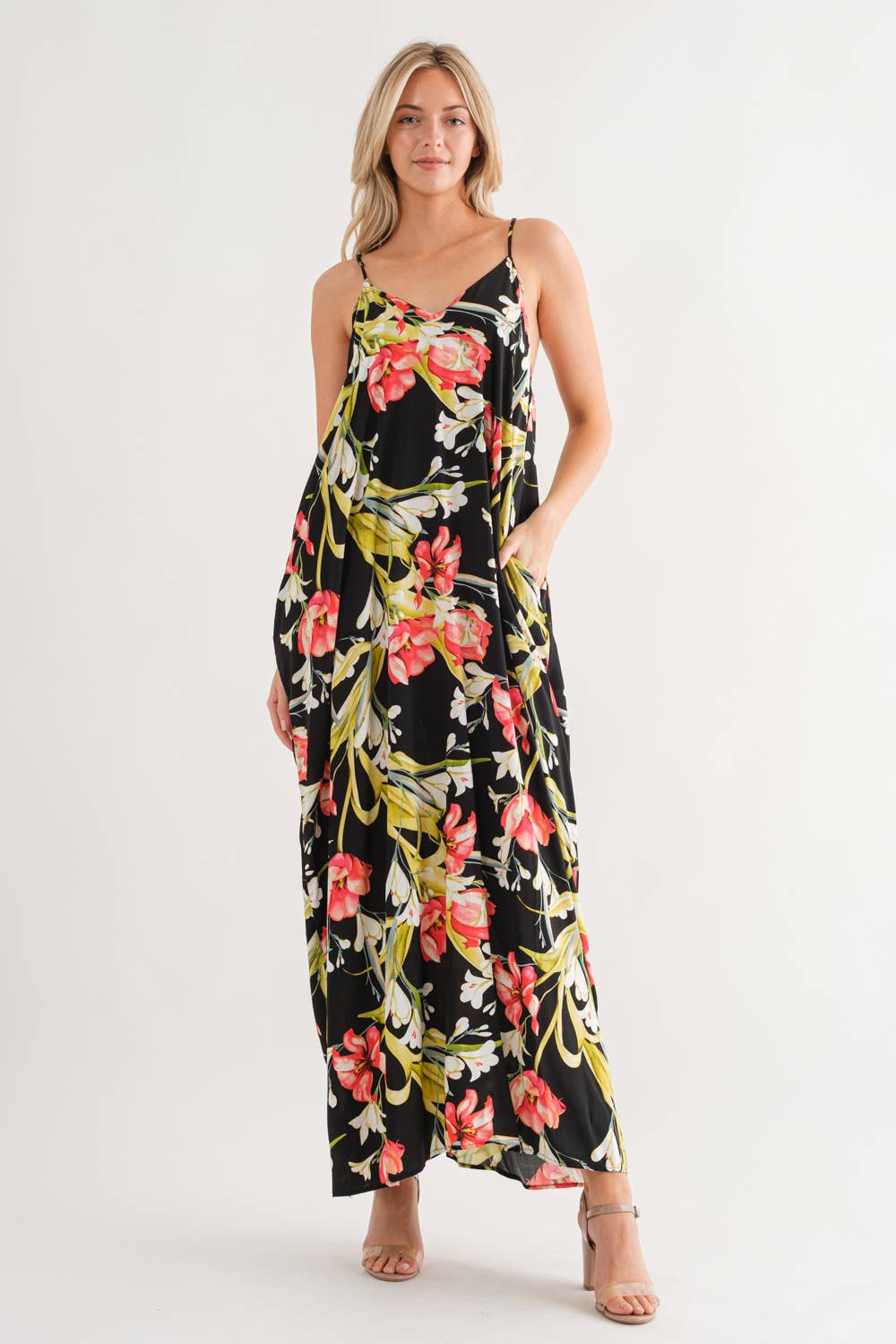 Floral Print Maxi Dress - Premium Dress from Bloidy - Just $50! Shop now at Ida Louise Boutique