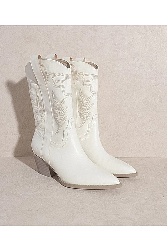 Sephira - Western Heeled Cowboy Boot - Premium Cowboy Boots from Let's See Style - Just $88! Shop now at Ida Louise Boutique