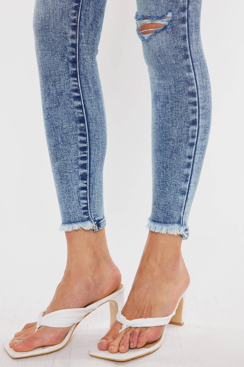 Kancan High Rise Ankle Skinny Jeans - Premium Jeans from Kan Can USA - Just $75! Shop now at Ida Louise Boutique