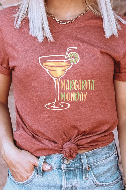 Margarita Monday Party Celebration Graphic Tee - Premium T-Shirt from Kissed Apparel - Just $36! Shop now at Ida Louise Boutique
