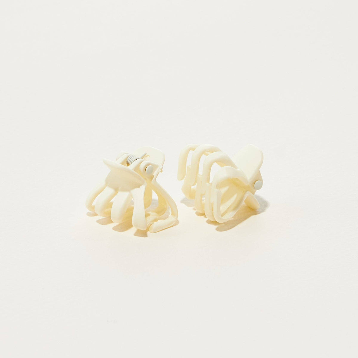 2 Pcs Set Rubber Coated Mini Octopus Hair Claw Clips - Premium Hair clip from FRÉM - Just $5! Shop now at Ida Louise Boutique