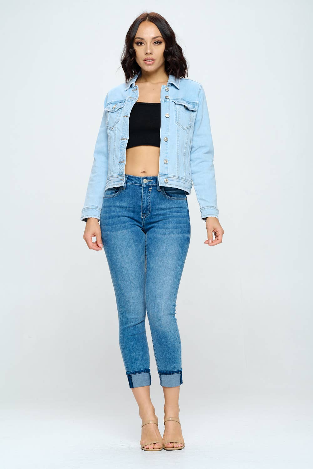 I/M- Light Wash - Classic Denim Jacket - Premium  from I&M JEAN, INC. - Just $68! Shop now at Ida Louise Boutique