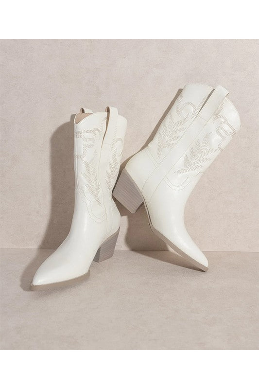 Sephira - Western Heeled Cowboy Boot - Premium Cowboy Boots from Let's See Style - Just $88! Shop now at Ida Louise Boutique