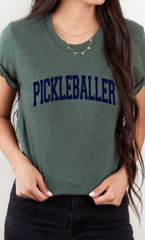 Varsity Pickleball Pickleballer Graphic Tee - Premium  from Kissed Apparel - Just $36! Shop now at Ida Louise Boutique