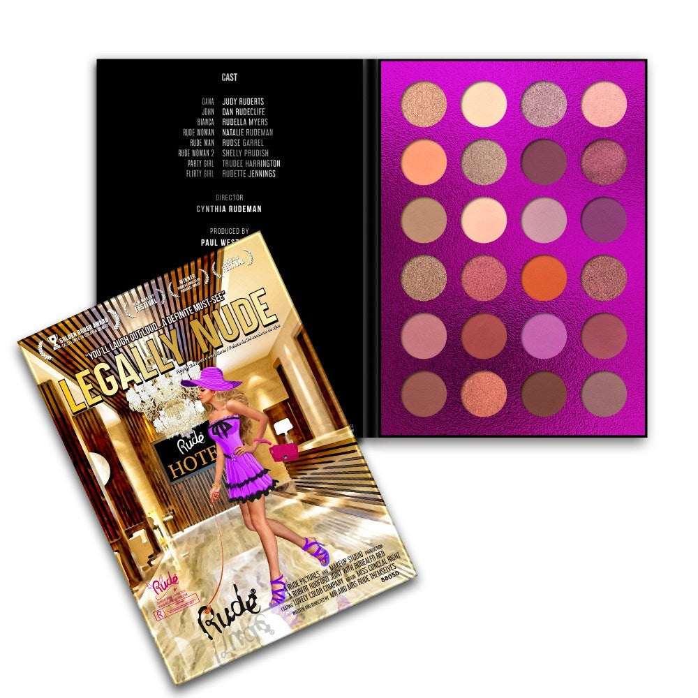 RUDE Legally Nude - 24 Eyeshadow Palette - Premium Eye Shadow Palette from Doba - Just $25.23! Shop now at Ida Louise Boutique