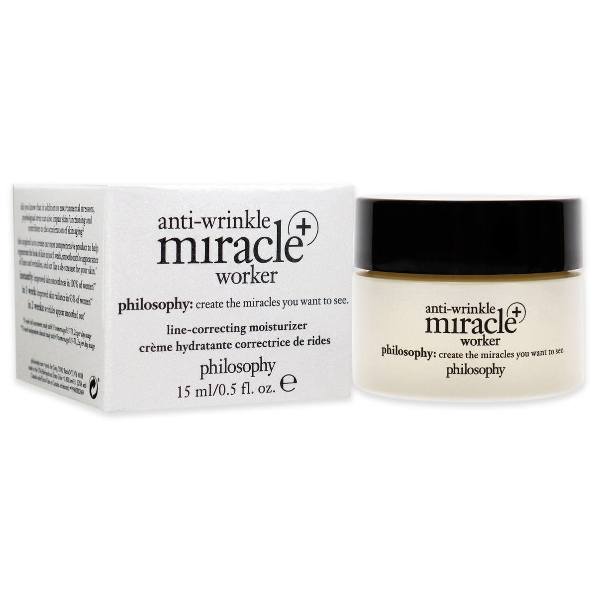 Anti-Wrinkle Miracle Worker Plus line-Correcting Moisturizer by Philosophy for Women - 0.5 oz Moisturizer - Premium Moisturizers from Doba - Just $29.95! Shop now at Ida Louise Boutique