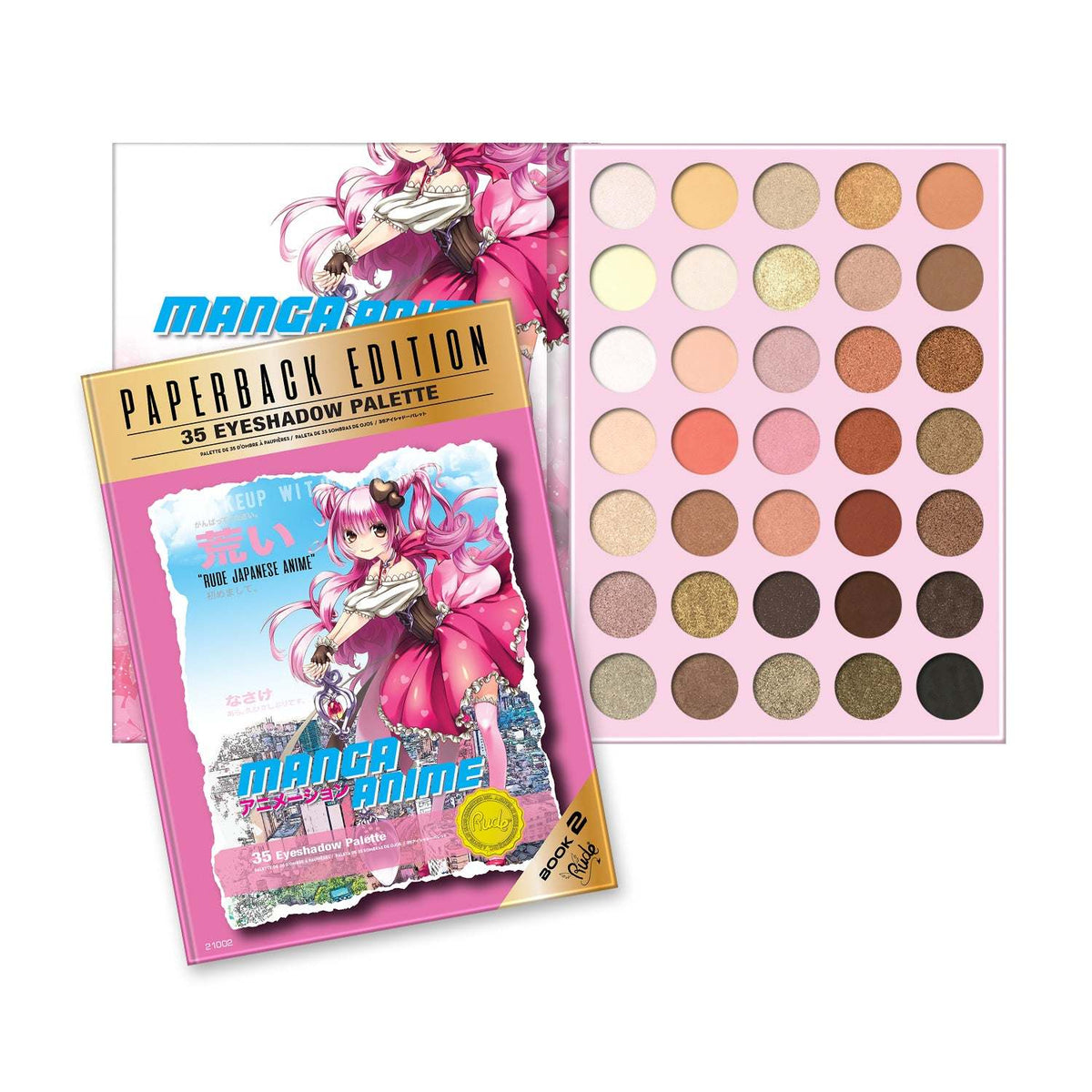 RUDE Manga Anime Palette - Paperback Edition - Premium Eye Shadow from Doba - Just $24! Shop now at Ida Louise Boutique