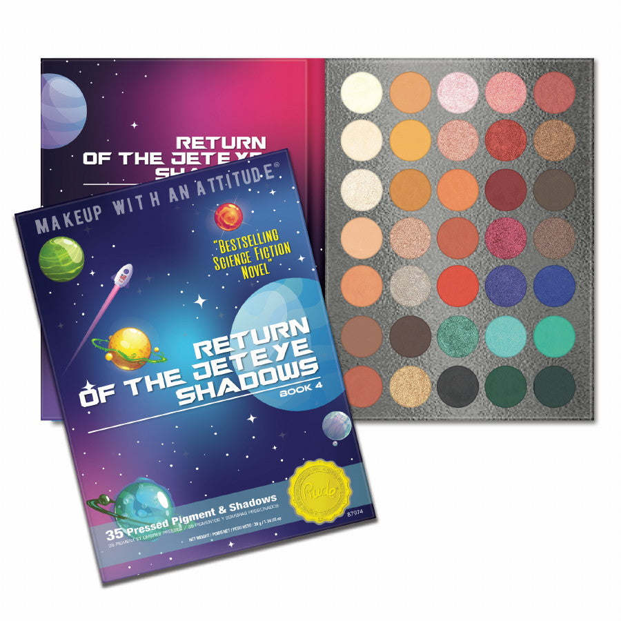RUDE Return Of The Jet Eyeshadows 35 Eyeshadow Palette - Book 4 - Premium Eye Shadow Palette from Doba - Just $27! Shop now at Ida Louise Boutique