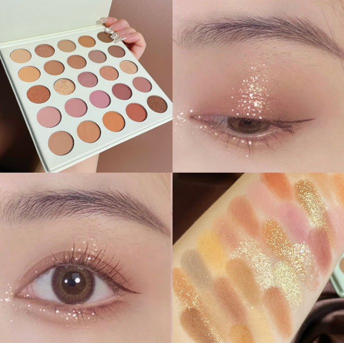 25 Colors Waterproof Colorful Matte Eye shadow Palette - Premium Eye Shadow from Doba - Just $22! Shop now at Ida Louise Boutique