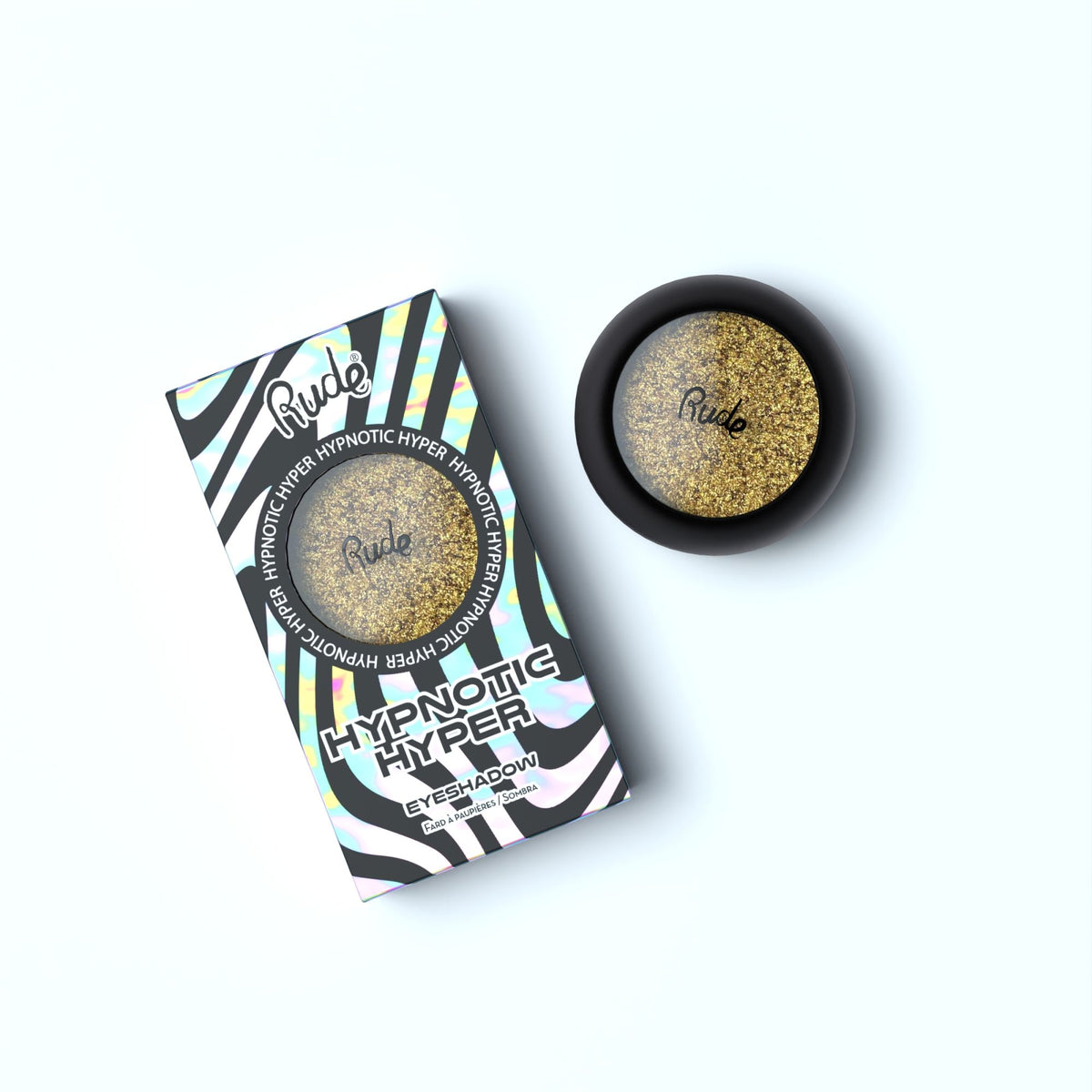 RUDE Hypnotic Hyper Duo Chrome Eyeshadow - Premium Eye Shadow Palette from Doba - Just $9! Shop now at Ida Louise Boutique