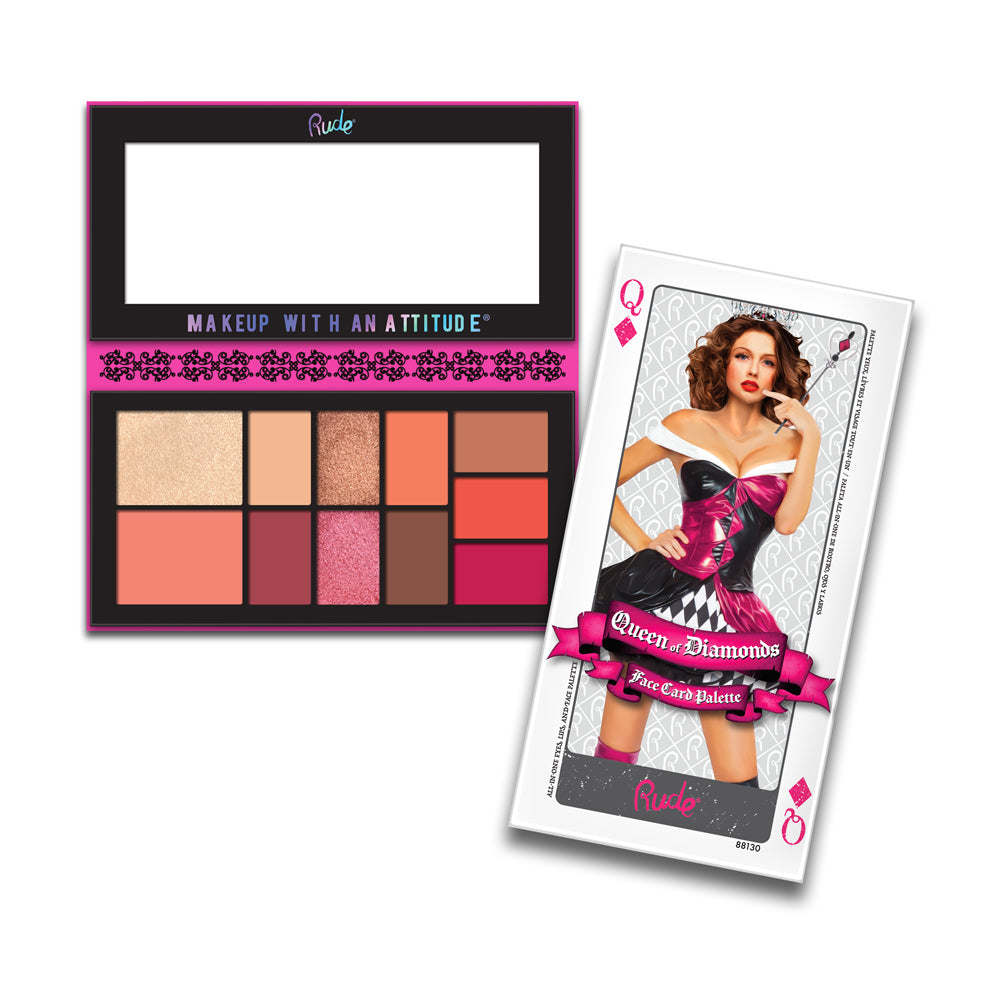 RUDE Face Card Palette - Premium Eye Shadow Palette from Doba - Just $17! Shop now at Ida Louise Boutique