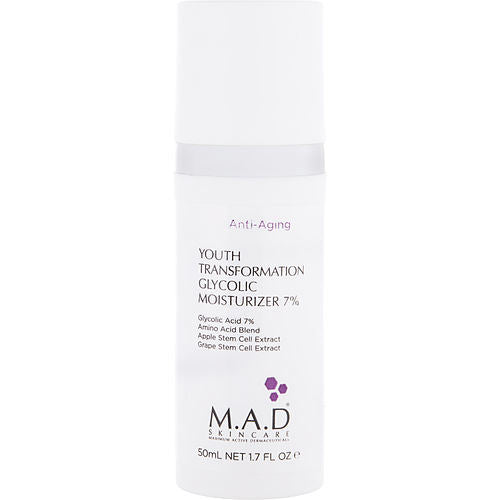 M.A.D. Skincare by M.A.D. Skincare Youth Transforation Glycolic Moisturizer 7% --50ml/1.7oz - Premium Moisturizers from Doba - Just $57.51! Shop now at Ida Louise Boutique