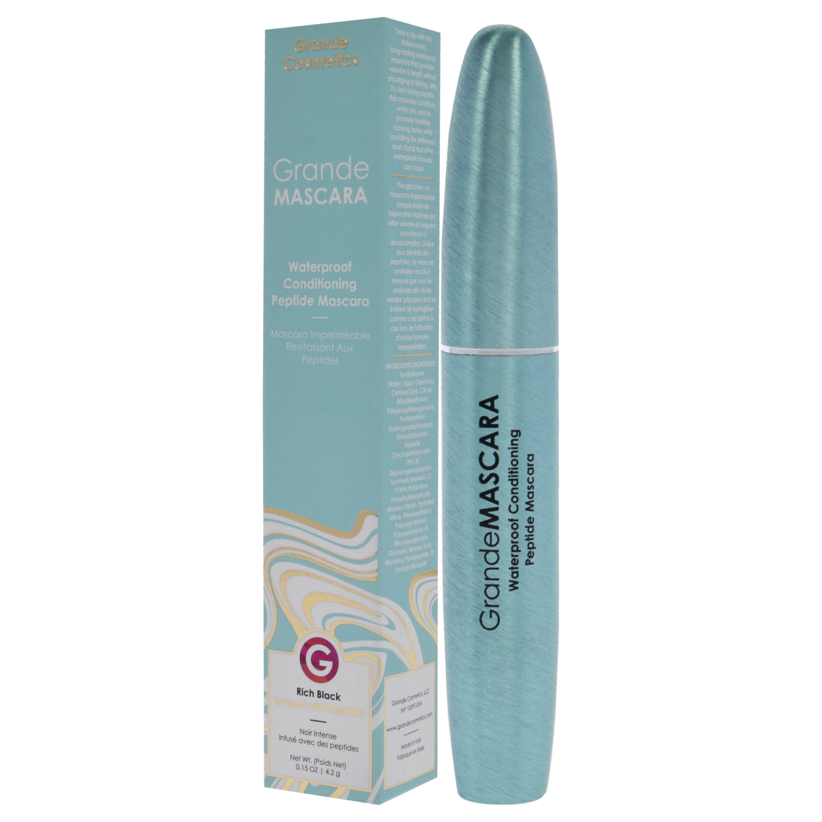 GrandeMASCARA Waterproof Conditioning Peptide Mascara - Black - Premium  from Doba - Just $29! Shop now at Ida Louise Boutique