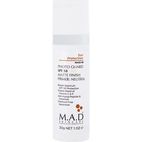 M.A.D. Skincare by M.A.D. Skincare Photo Guard SPF 50 Matte Finish Primer - Neutral --30ml/1oz - Premium Primer from Doba - Just $42.23! Shop now at Ida Louise Boutique