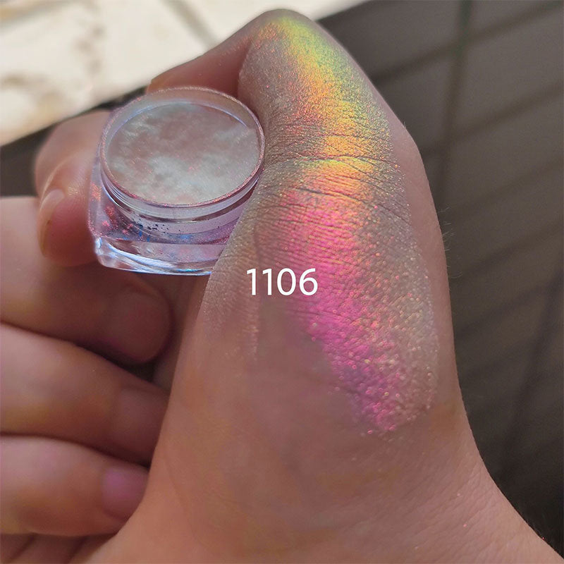 MultiChrome Shifting Pigments Chameleon Eyeshadow Duochrome Chameleon Eyeshadow Infinite Chrome Shining Eyeshadow Net 0.2g - Premium Eye Shadow from Doba - Just $16! Shop now at Ida Louise Boutique