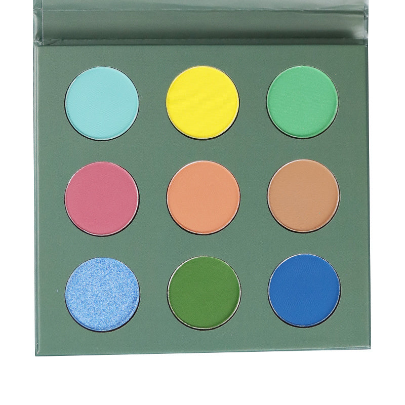 9-Color Summer Oil Painting Garden Eyeshadow Palette for Eyes Cruelty-Free - Premium Eye Shadow from Doba - Just $13! Shop now at Ida Louise Boutique