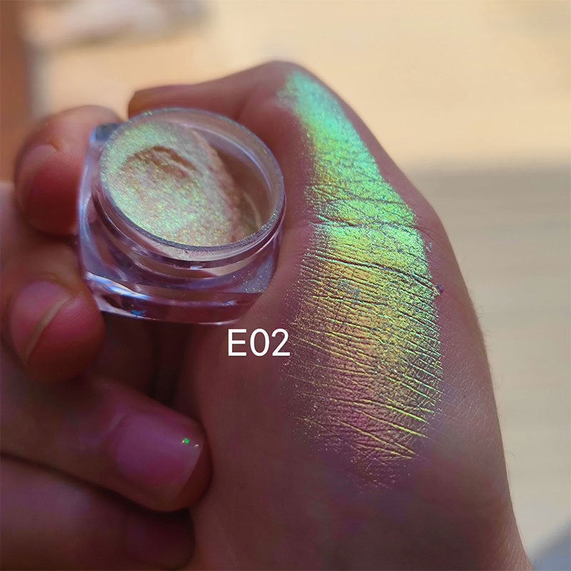 MultiChrome Shifting Pigments Chameleon Eyeshadow Duochrome Chameleon Eyeshadow Infinite Chrome Shining Eyeshadow Net 0.2g - Premium  from Doba - Just $9.49! Shop now at Ida Louise Boutique