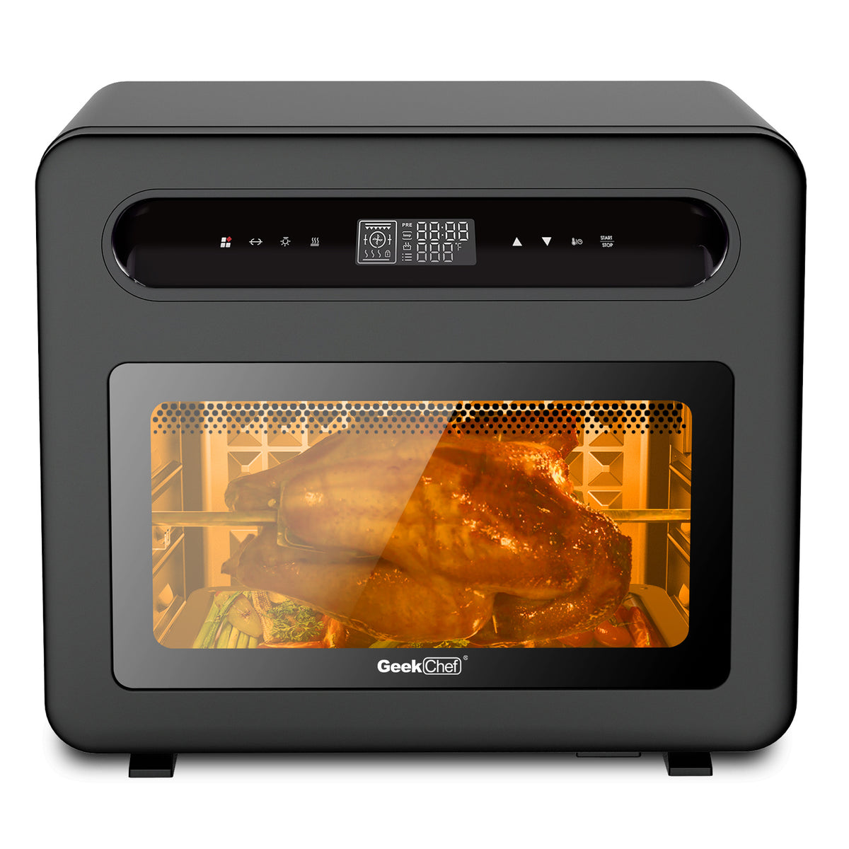 Chef Steam Air Fryer Toast Oven Combo , 26 QT Steam Convection Oven Countertop , 50 Cooking Presets, with 6 Slice Toast, 12" Pizza - Premium Air Fryer from Doba - Just $239! Shop now at Ida Louise Boutique