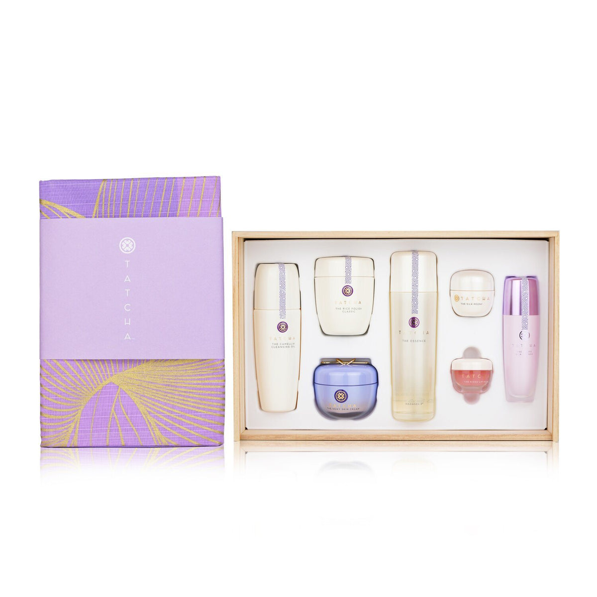 TATCHA - Special Edition Luxury Kiri Set: The Camellia Cleansing Oil, The Rice Polish, The Essence, The Dewy Skin Cream, The Silk Peon 5pcs - Premium Moisturizers from Doba - Just $370! Shop now at Ida Louise Boutique