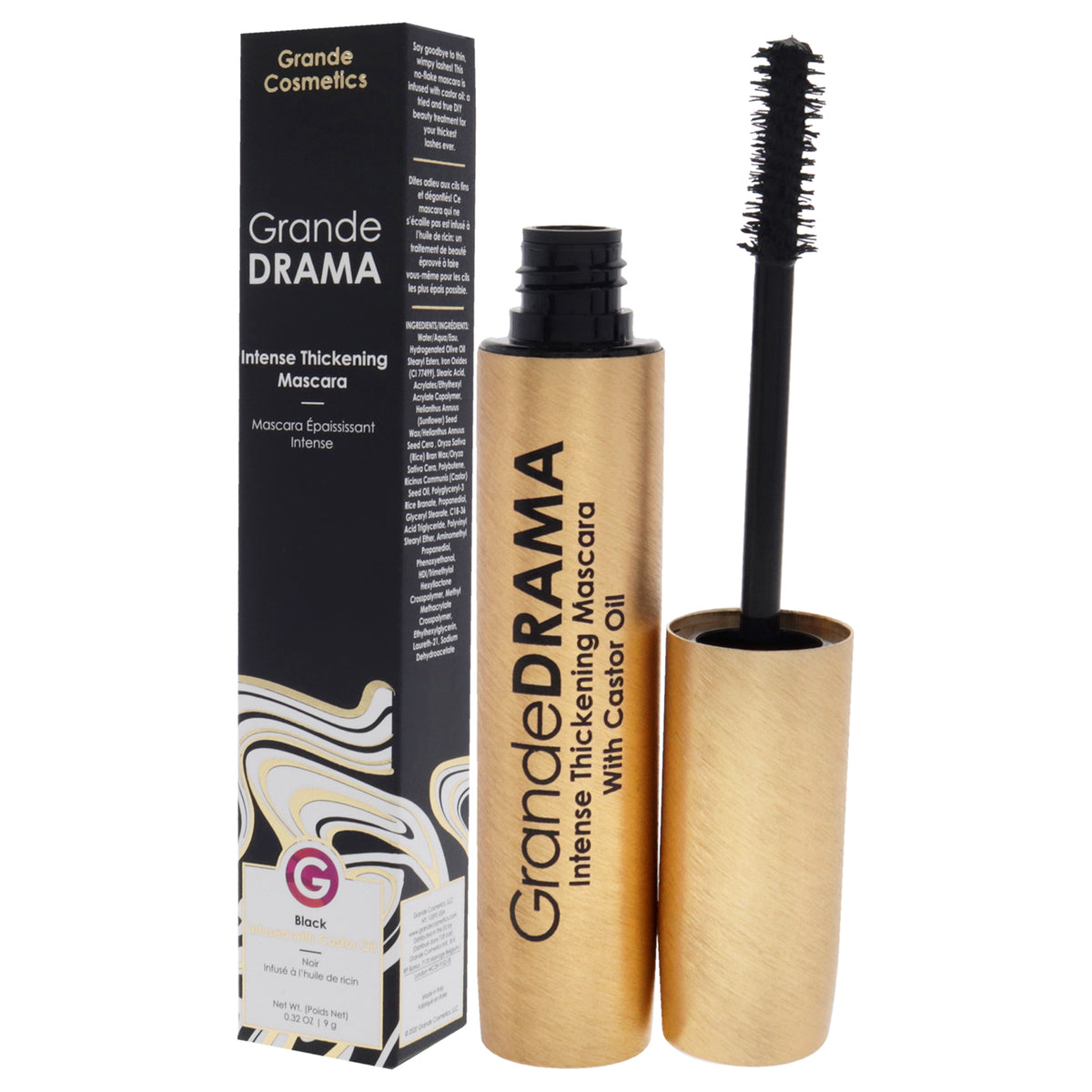 GrandeDRAMA Intense Thickening Mascara - Black - Premium Mascara from Doba - Just $28.86! Shop now at Ida Louise Boutique