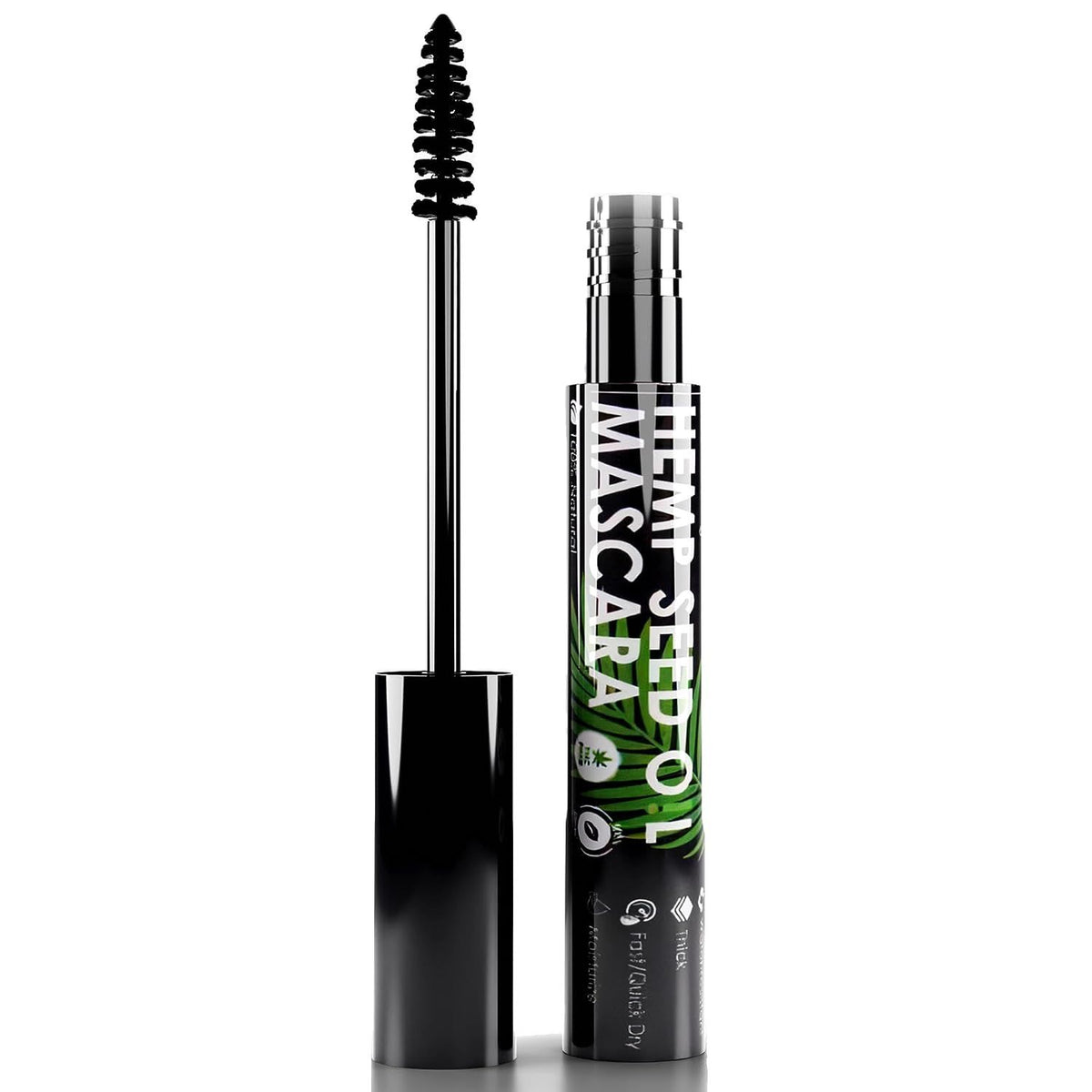 Organic Vegan Mascara Black. 0.25 Oz Hemp Seed Oil Natural Mascara. Waterproof Organic Mascara for Sensitive Eyes with Vitamin E. Cruelty Free Organic Hypoallergenic Mascara Sensitive Eyes - Premium Mascara from Doba - Just $17.68! Shop now at Ida Louise Boutique