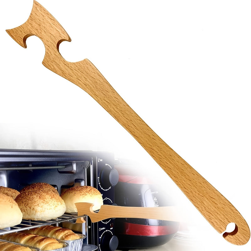 1 Pack; Wooden Oven Rack Push Pull Stick; For Oven Rack Push Pull Puller For Baking; Cooking And Grilling By Beech Wood; Kitchen Accessories - Premium  from Doba - Just $12! Shop now at Ida Louise Boutique