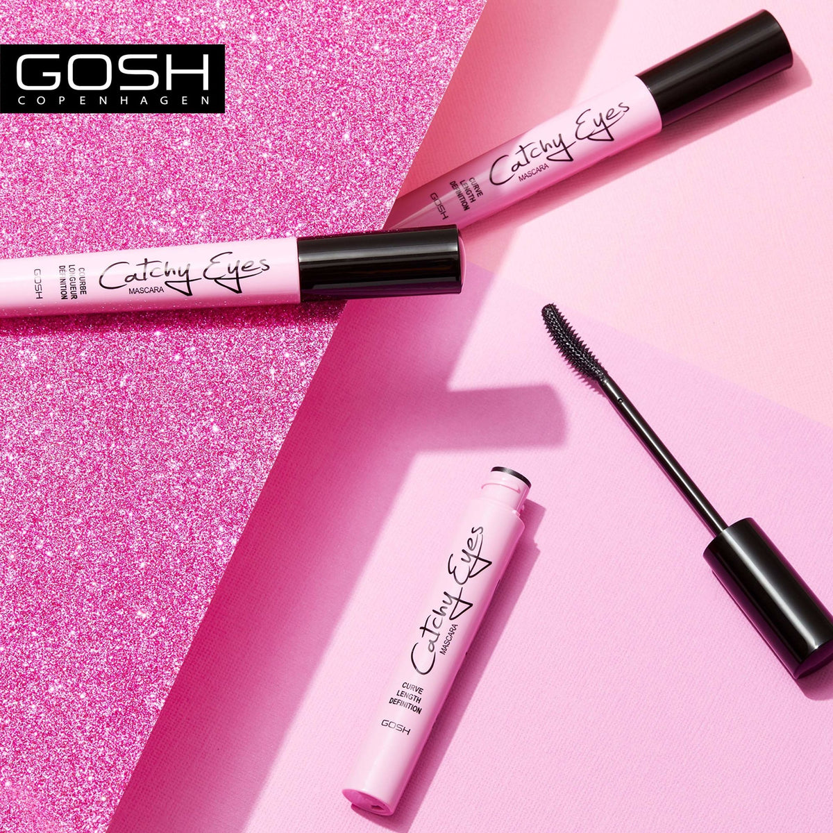 Gosh by Gosh Catchy Eyes Mascara - #001 Black --8ml/0.27oz - Premium Mascara from Doba - Just $16.47! Shop now at Ida Louise Boutique