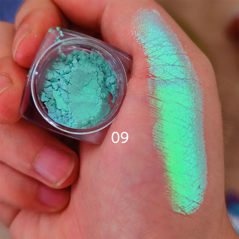 MultiChrome Shifting Pigments Chameleon Eyeshadow Duochrome Chameleon Eyeshadow Infinite Chrome Shining Eyeshadow Net 0.2g - Premium  from Doba - Just $9.49! Shop now at Ida Louise Boutique